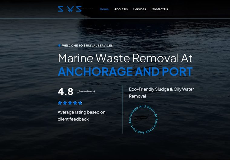 The Stillval Services homepage